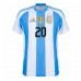 Argentinien Alexis Mac Allister #20 Fußballbekleidung Heimtrikot Copa America 2024 Kurzarm